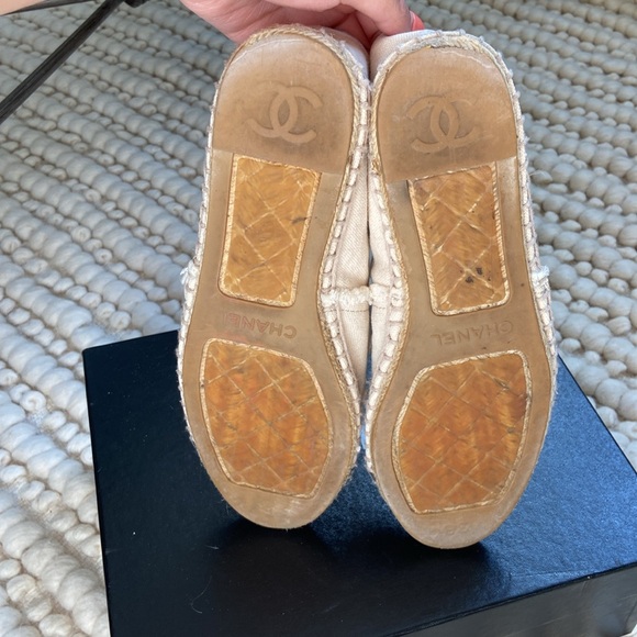 SOLD Chanel Denim Tipped Espadrilles - Picture 4 of 8